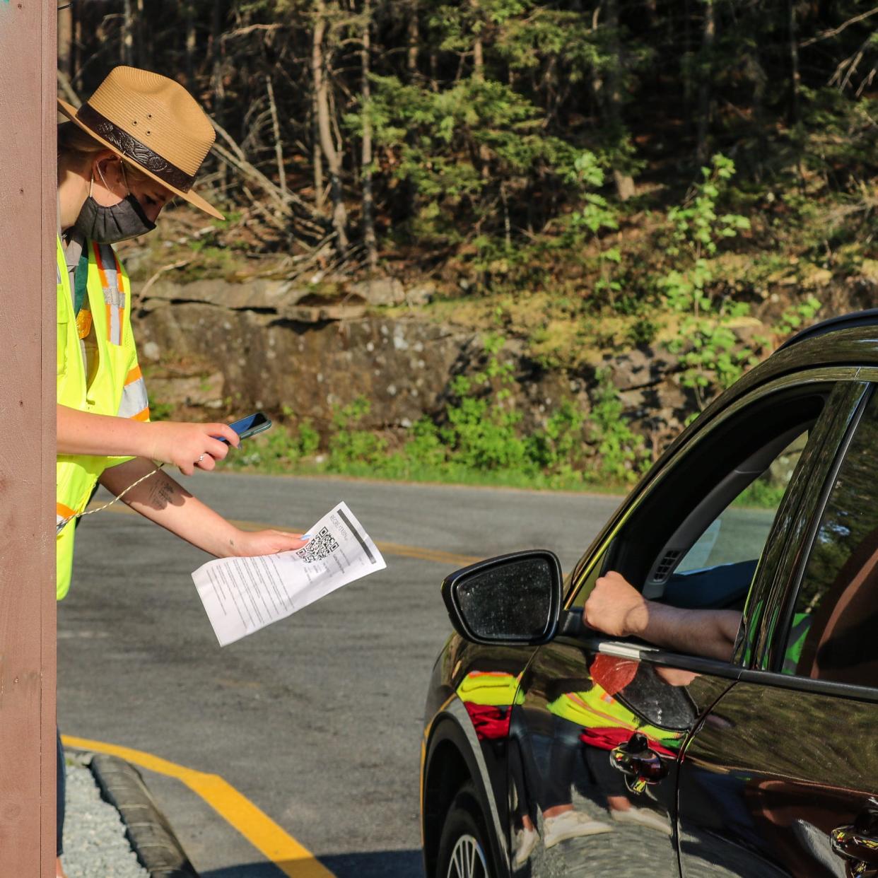 Reservations are required to drive along Acadia's Cadillac Summit Road during the summer.