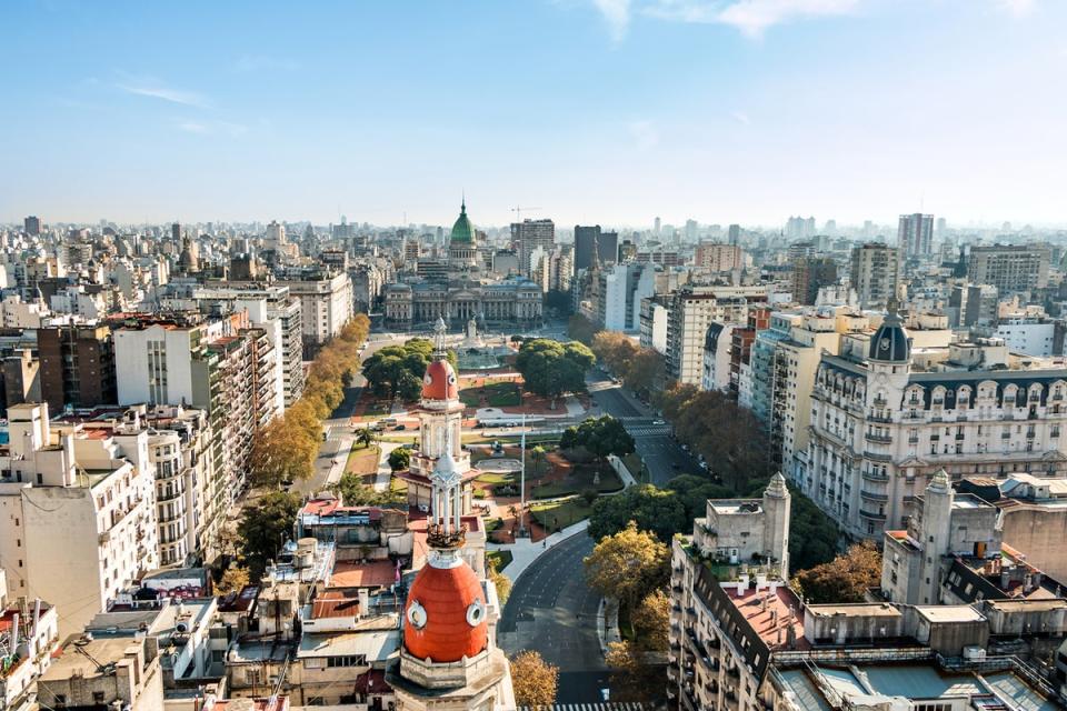 Christmas falls near the start of summer in Argentina, with average temperatures around 24C in the capital (Getty Images/iStockphoto)