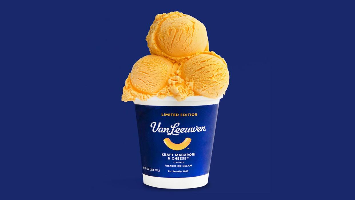 Kraft Macaroni and Cheese Ice Cream