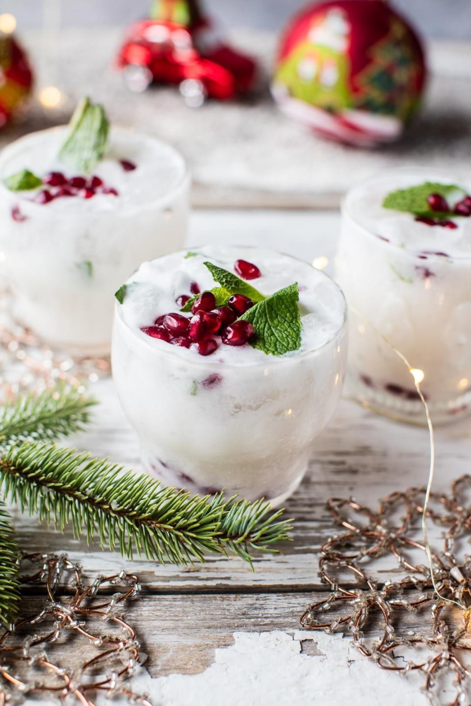 <strong>Get the <a href="https://www.halfbakedharvest.com/white-christmas-mojito/" target="_blank">White Christmas Mojito</a> recipe from Half Baked Harvest</strong>