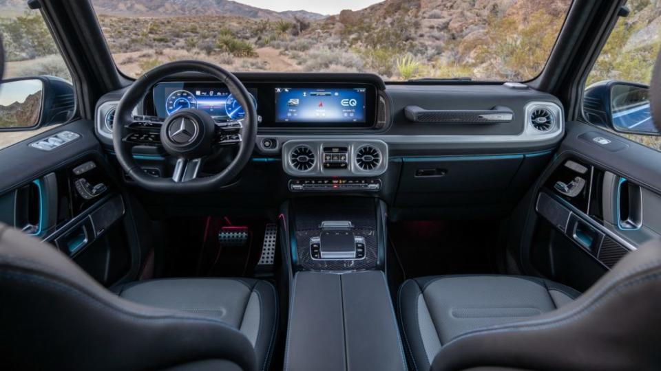 G 580 with EQ Technology整體內裝佈局與新年式G-Class相同。(圖片來源/ Mercedes-Benz)