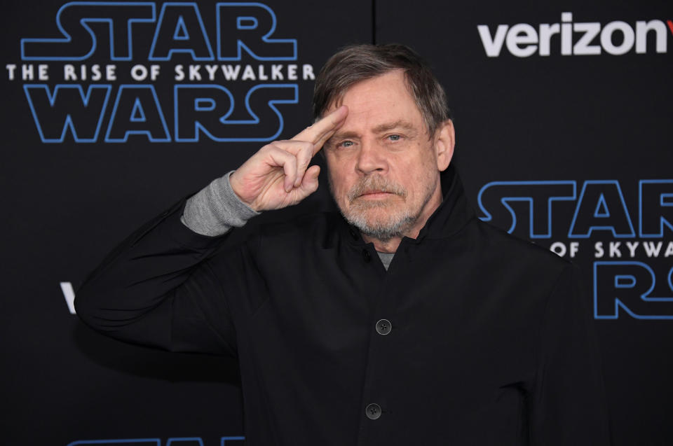 Cast member Mark Hamil attends the premiere of 