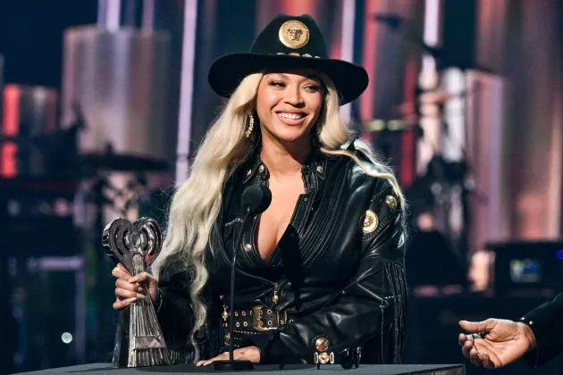 Beyoncé's 'Cowboy Carter' becomes the first album from a Black woman to top the Country Albums chart. - Credit: Michael Buckner/Billboard/Getty Images