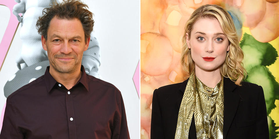 Dominic West and Elizabeth Debicki. (Getty Images)