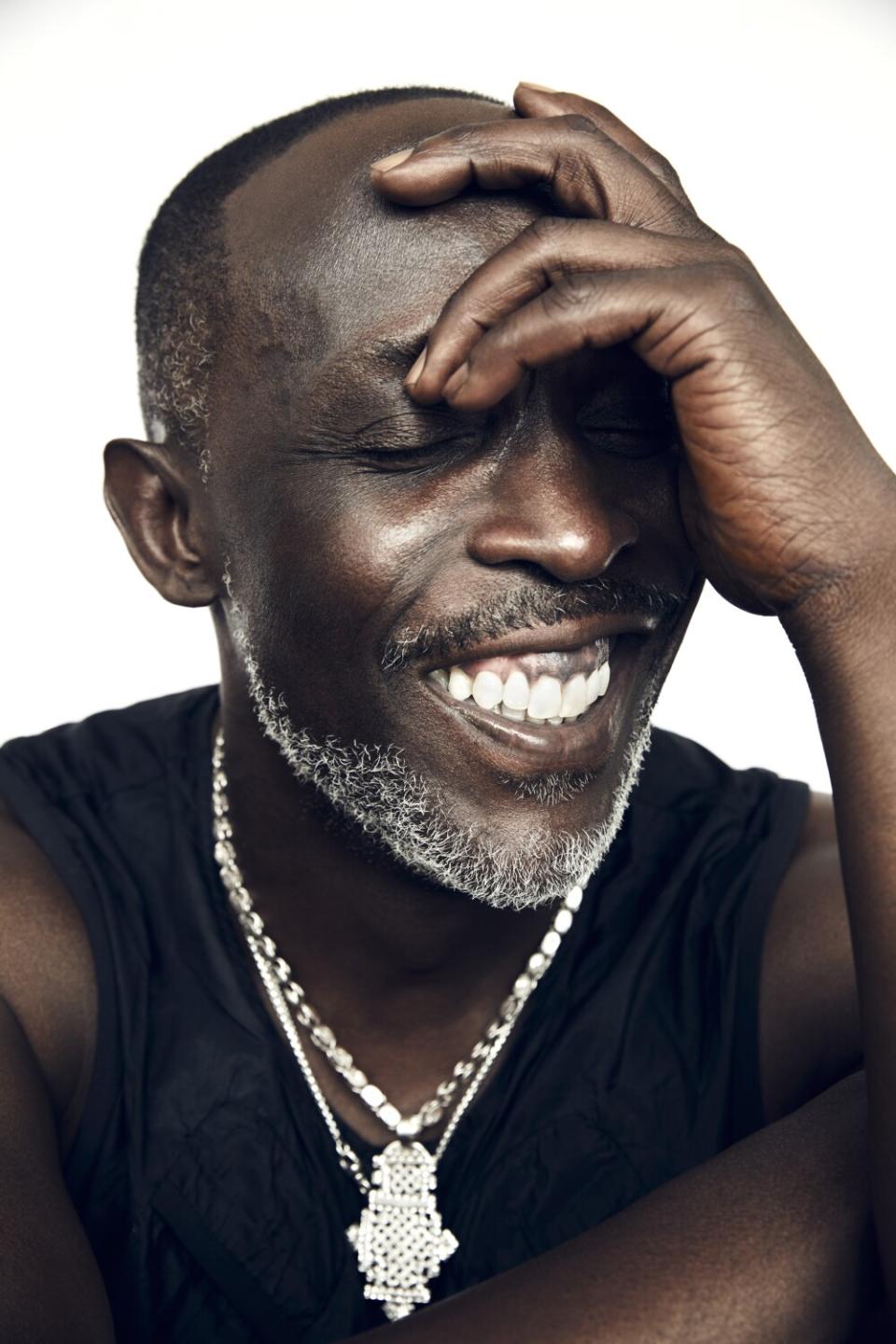 Award winning Actor Michael K Williams seen at his home in Brooklyn, NY.