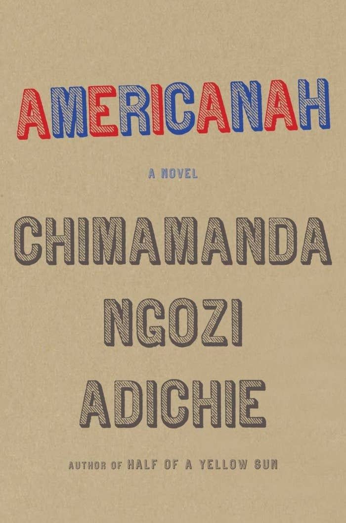 Book cover of Americanah by Chimamanda Adichie