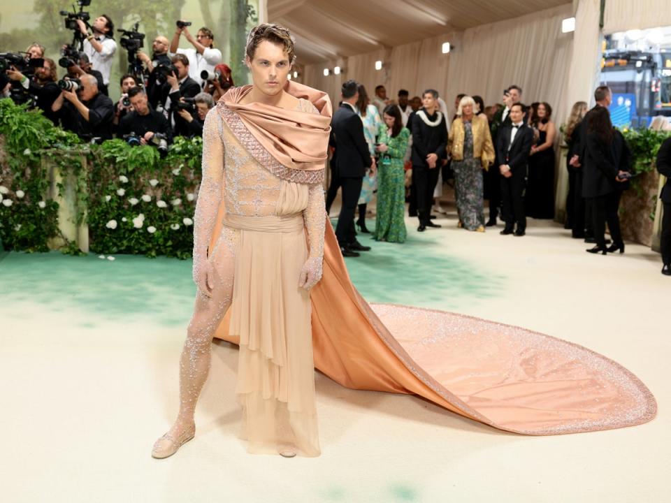 Gustav Magnar Witzøe attends The 2024 Met Gala Celebrating “Sleeping Beauties: Reawakening Fashion” at The Metropolitan Museum of Art on 6 May 2024 in New York City. (Getty Images for The Met Museum/)