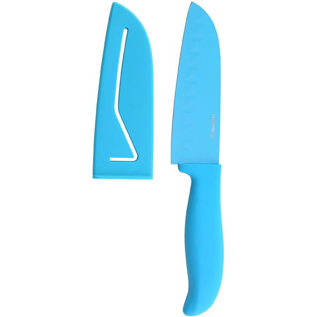 5 couteaux GEORGES artisanaux : santoku, cuisine, office, pain, steak