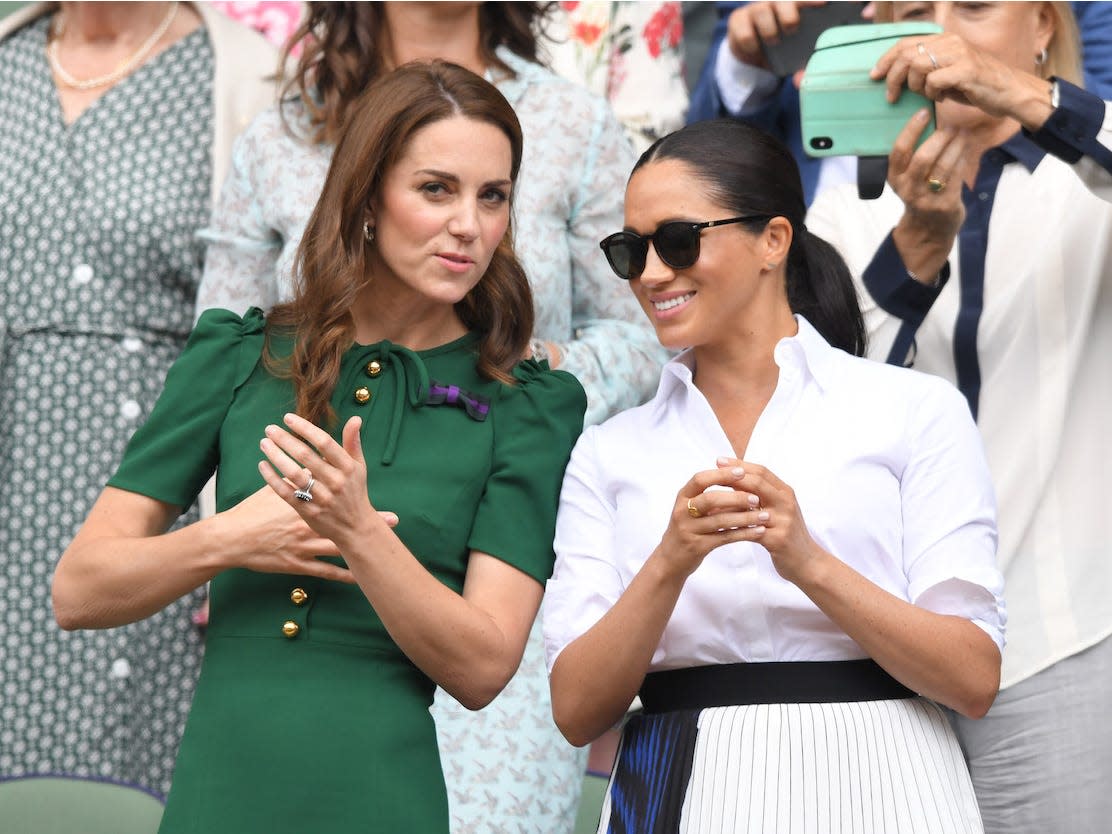 Meghan and Kate Wimbledon 2019