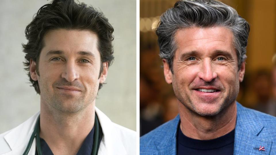 Patrick Dempsey as Dr. Derek Shephard Grey's Anatomy cast