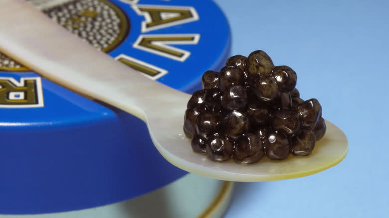 Spoonful of caviar