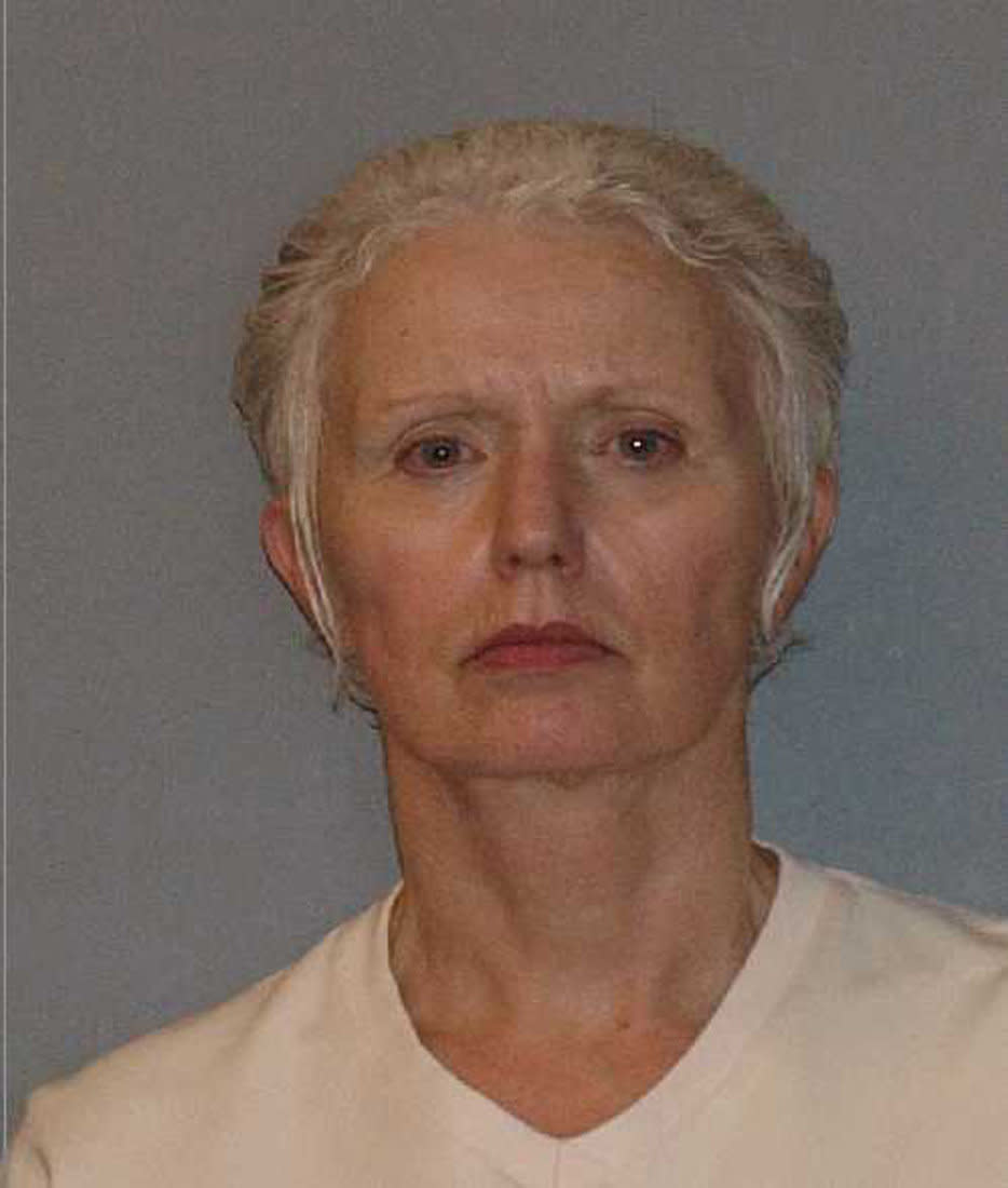 Greig in a booking photo released after her arrest in 2011. She was convicted of conspiracy to harbor a fugitive and criminal contempt and was sentenced to nearly 10 years in prison. (Photo: Reuters)