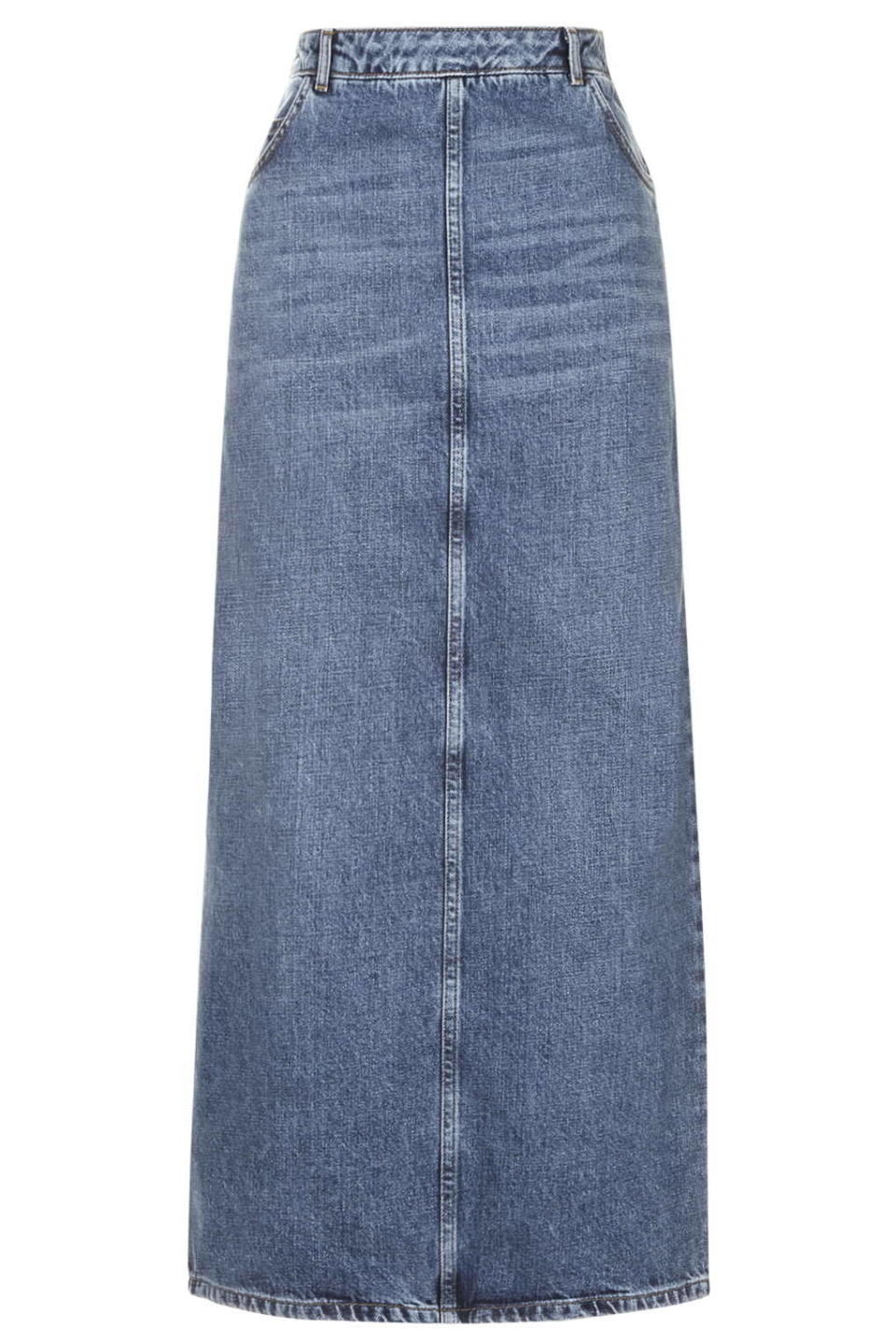 <p>Topshop Awkward Length Denim, $68, <a href="http://us.topshop.com/en/tsus/product/clothing-70483/denim-70972/moto-awkward-length-denim-skirt-4618870?bi=0&ps=200" rel="nofollow noopener" target="_blank" data-ylk="slk:topshop.com;elm:context_link;itc:0;sec:content-canvas" class="link ">topshop.com</a><br><br></p>