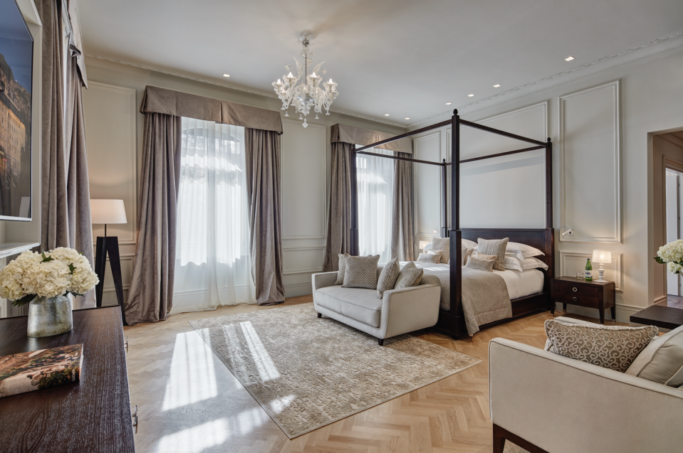 the presidential suite at palazzo fiuggi