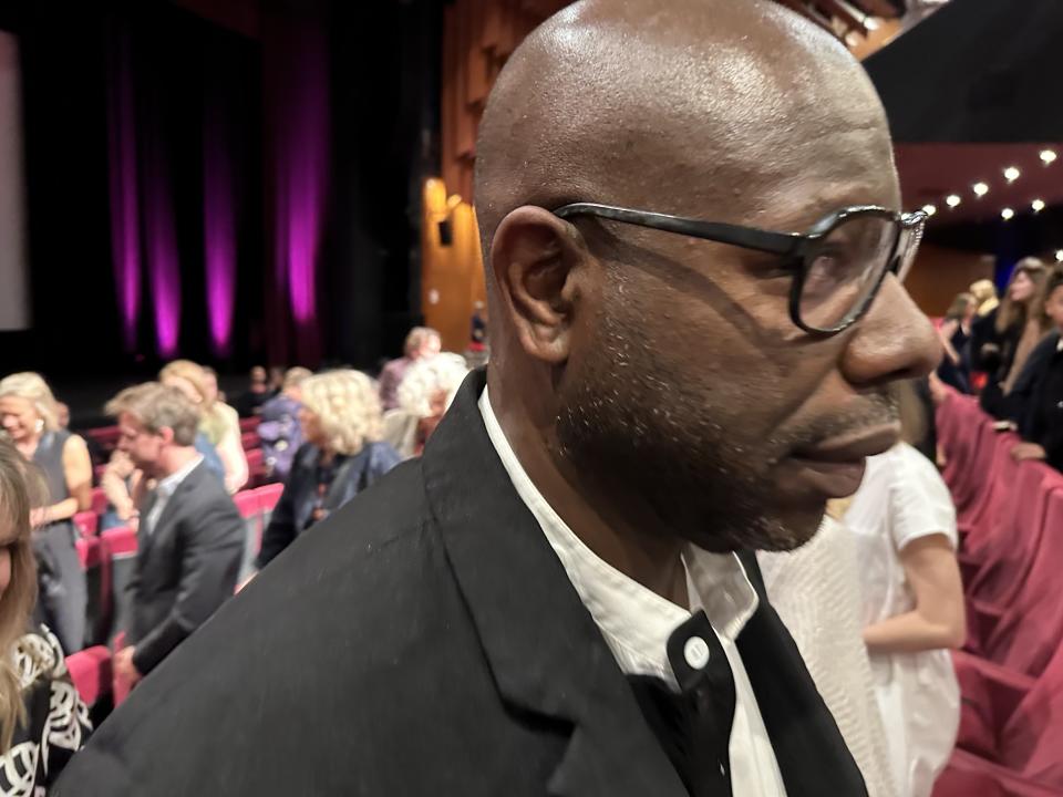 Steve McQueen at the ‘Occupied City’ screening in Cannes (Baz Bamigoye)