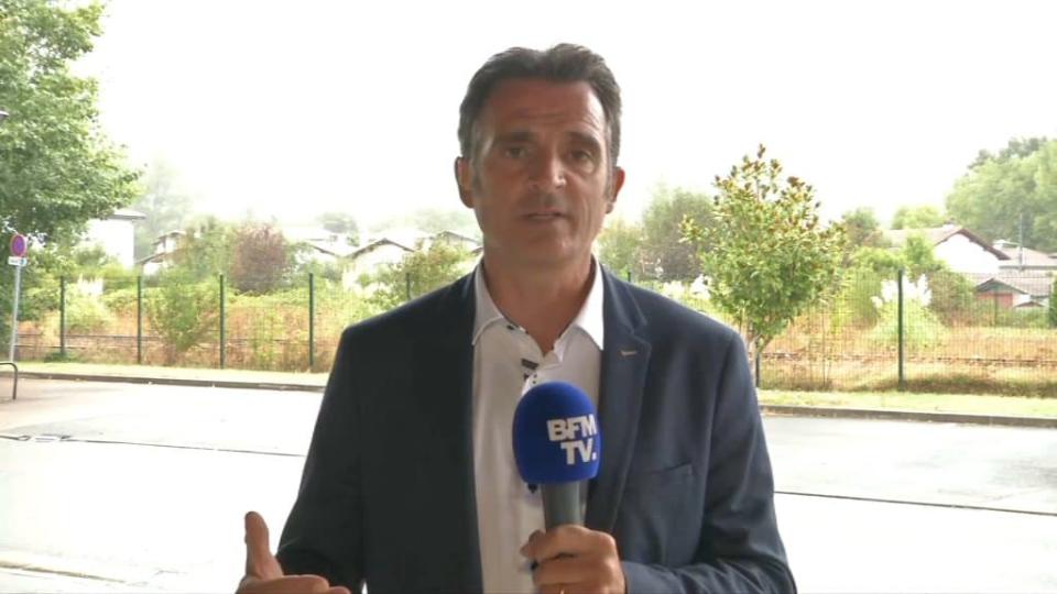 Le maire de Grenoble Éric Piolle sur notre antenne ce vendredi. - BFMTV