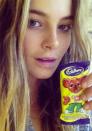 <p>The 23-year-old may have travelled all over the world, tasting some of the best cuisines but she's admitted that there's nothing better than coming back home to Australia and sitting down with a Caramello Koala bar. She's a girl after our own hearts.</p>