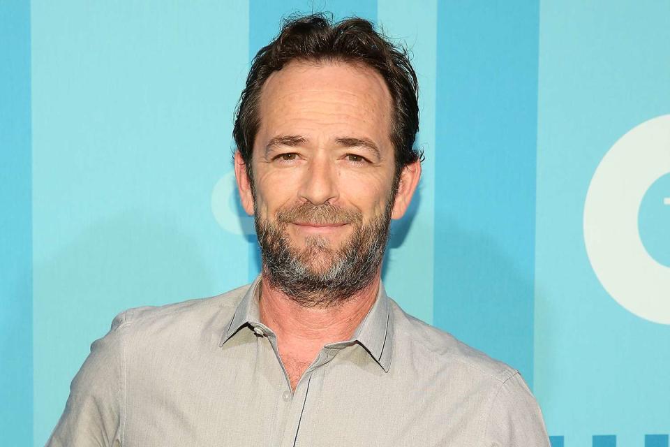 <p>Monica Schipper/WireImage</p> Luke Perry is pictured attending the 2017 CW Upfront on May 18, 2017 in New York City.  