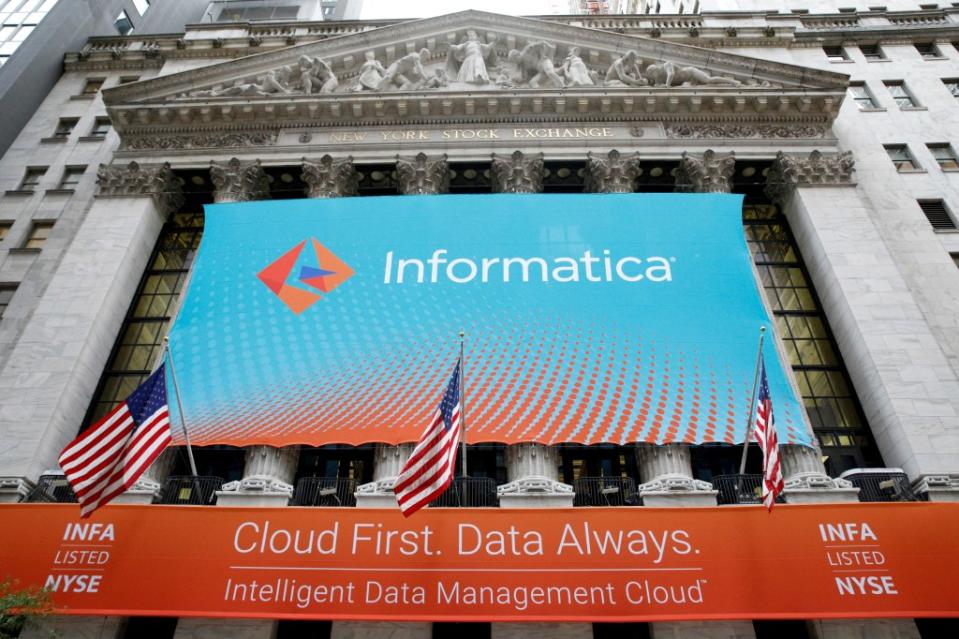 Informatica offers subscription-based data management services over the cloud. REUTERS