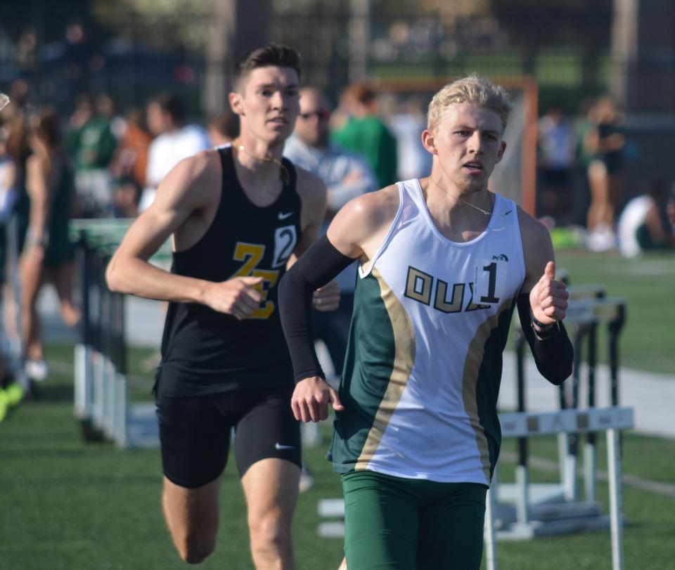 Zeeland West's Chase Holwerda led the Dux to the Von Ins Relay title.