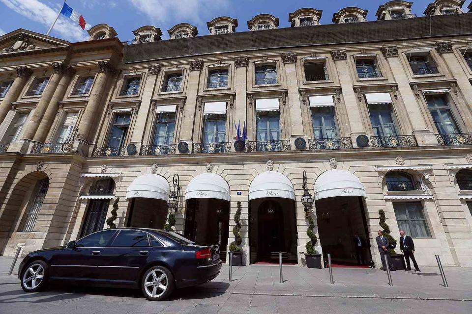 <p>KENZO TRIBOUILLARD/AFP via Getty </p> The Ritz Paris.