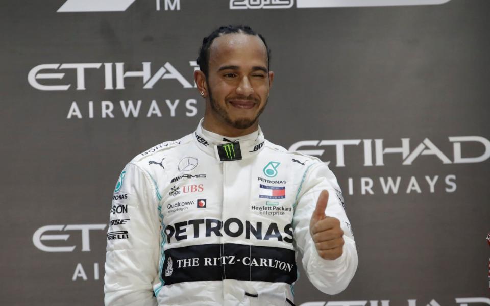 Lewis Hamilton ended 2019 in style, with his most dominant victory of the season - AP