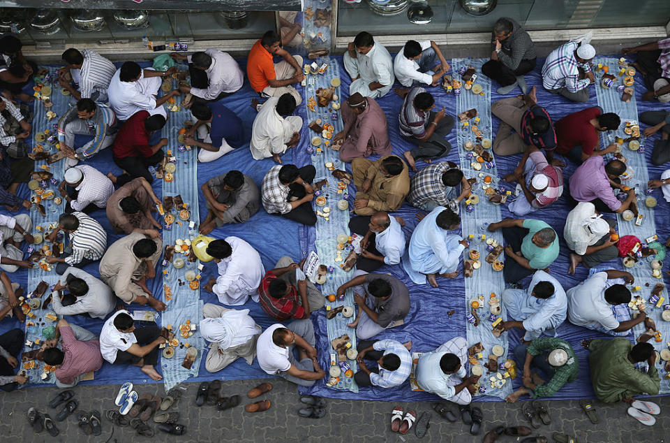 Muslims break their fast with iftar during the holy month of Ramadan: Getty Images