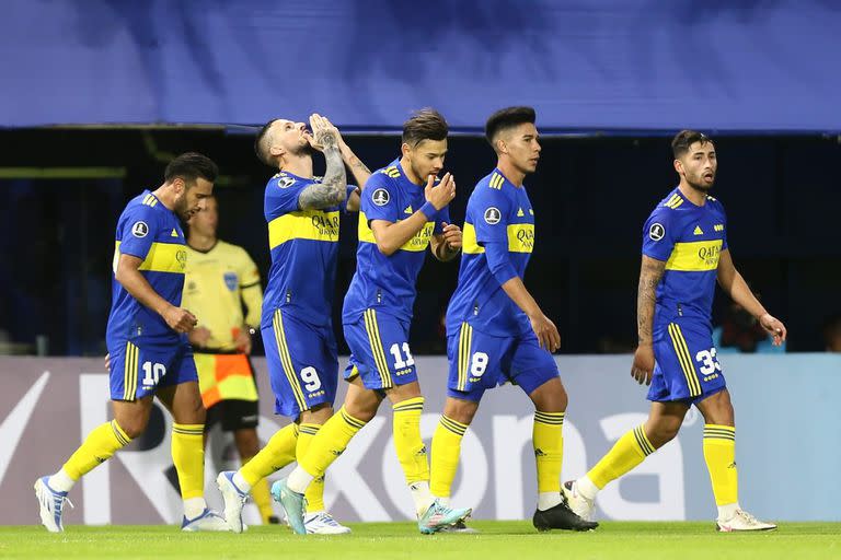 Benedetto marcó el gol de Boca ante Corinthians en la Bombonera, el pasado 17 de mayo