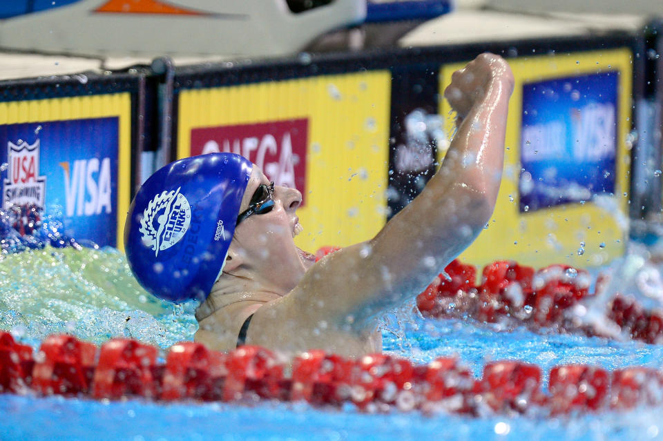 It's not just that 15-year-old Maryland native Katie Ledecky qualified for the U.S. OIympic team in the 800-meter freestyle. It's that Ledecky dominated the field at the trials to secure her spot, finishing first by a whopping 2.09 seconds. (Photo by Jamie Squire/Getty Images)