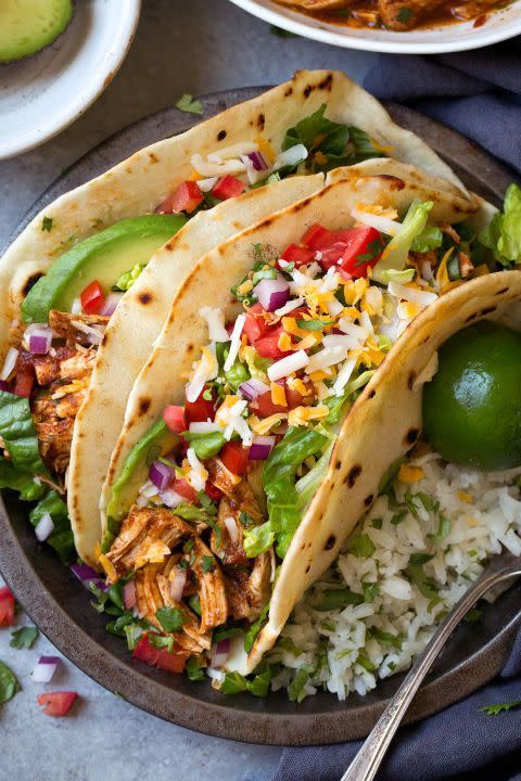 Salsa Chicken Tacos