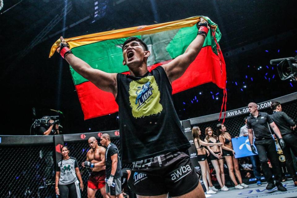 Aung La Nsang, who trains at Kill Cliff FC in (South Florida) Deerfield Beach, fights for ONE Championship.