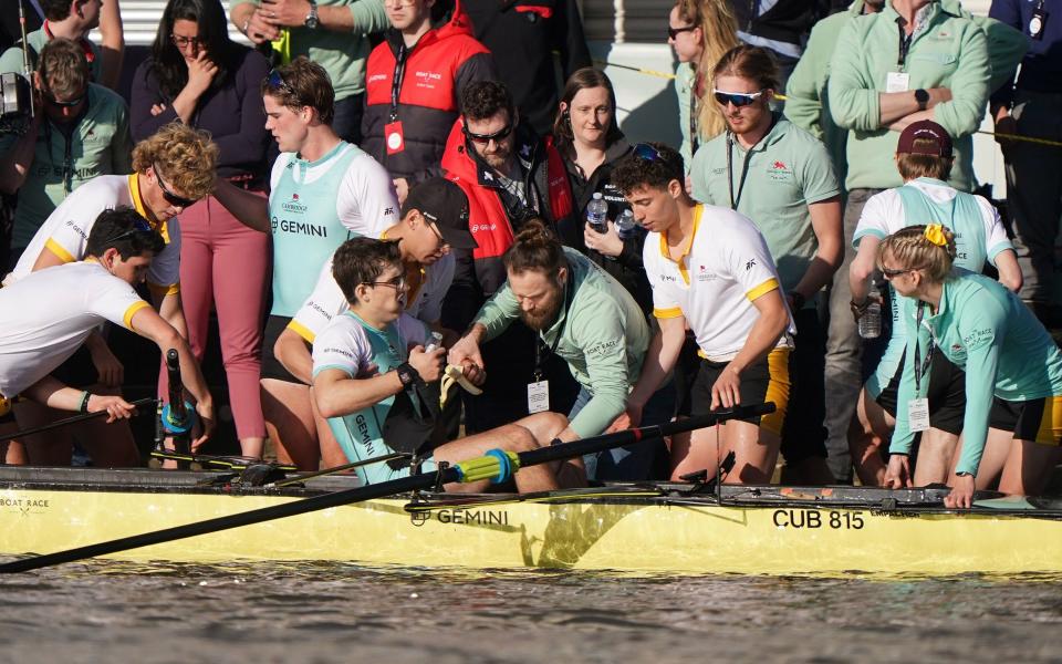 Matt Edge is exhausted after helping Cambridge to victory