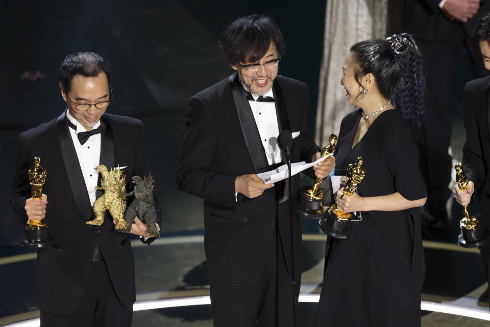 Masaki Takahashi, Takashi Yamazaki and Kiyoko Shibuya win Best Visual Effects for 