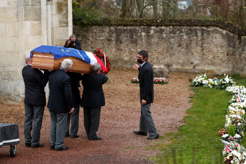 Funeral of late former French President Valery Giscard d'Estaing in Authon