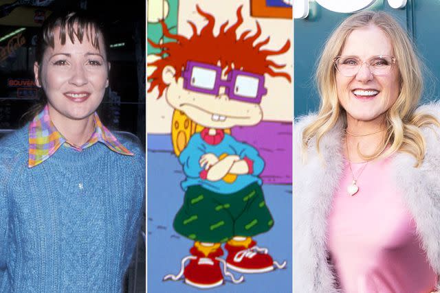 <p>Ron Galella, Ltd./Ron Galella Collection via Getty; Klasky-Csupo/Courtesy of Everett; Frank Micelotta/Disney via Getty</p> Christine Cavanaugh, Nancy Carwright