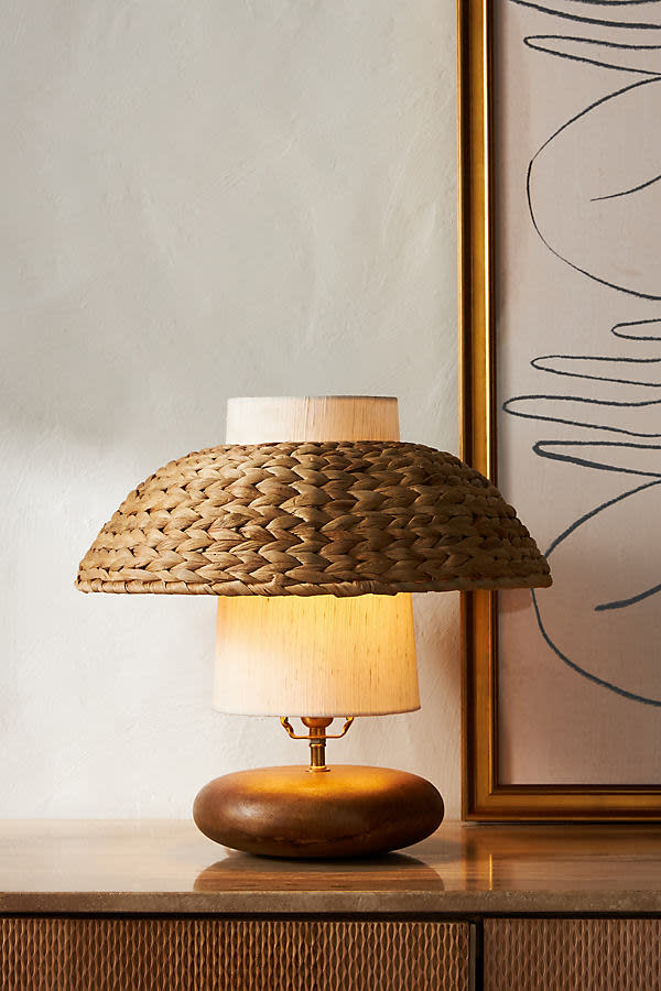 <p><a href="https://go.redirectingat.com?id=74968X1596630&url=https%3A%2F%2Fwww.anthropologie.com%2Fshop%2Fwoven-water-hyacinth-linen-lamp-shade&sref=https%3A%2F%2Fwww.housebeautiful.com%2Fshopping%2Fhome-accessories%2Fg60504151%2Fcowgirl-core-design-trend%2F" rel="nofollow noopener" target="_blank" data-ylk="slk:Shop Now;elm:context_link;itc:0;sec:content-canvas" class="link ">Shop Now</a></p><p>Woven Water Hyacinth Linen Lamp Shade</p><p>anthropologie.com</p><p>$110.40</p>