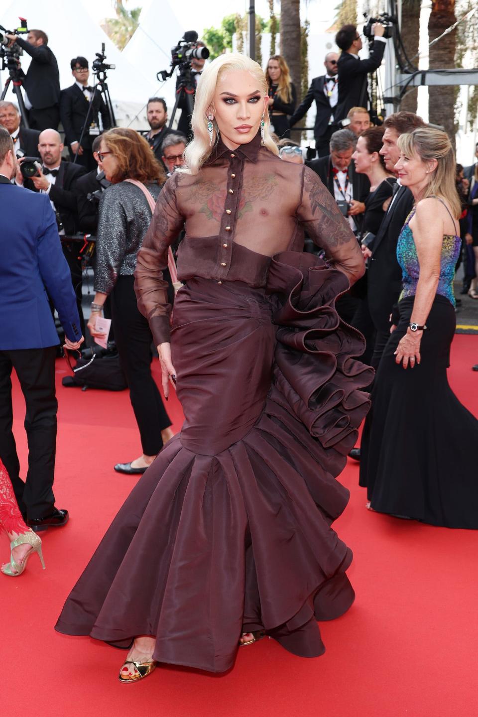 Miss Fame at the Cannes Film Festival on May 23, 2022.