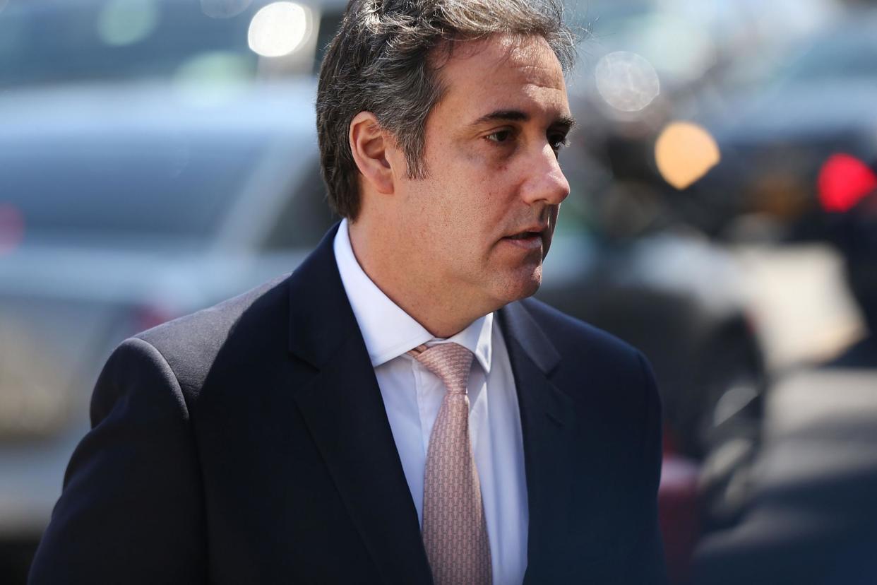 Michael Cohen, longtime personal lawyer and confidante for President Donald Trump, arrives at the United States District Court Southern District of New York: Spencer Platt/Getty Images