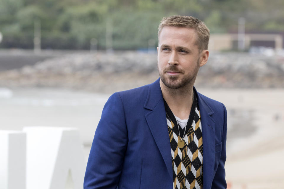 SAN SEBASTIAN, SPAIN - SEPTEMBER 24:  Ryan Gosling attends 'First Man' photocall during 66th San Sebastian Film Festival on September 24, 2018 in San Sebastian, Spain.  (Photo by Europa Press/Europa Press via Getty Images)