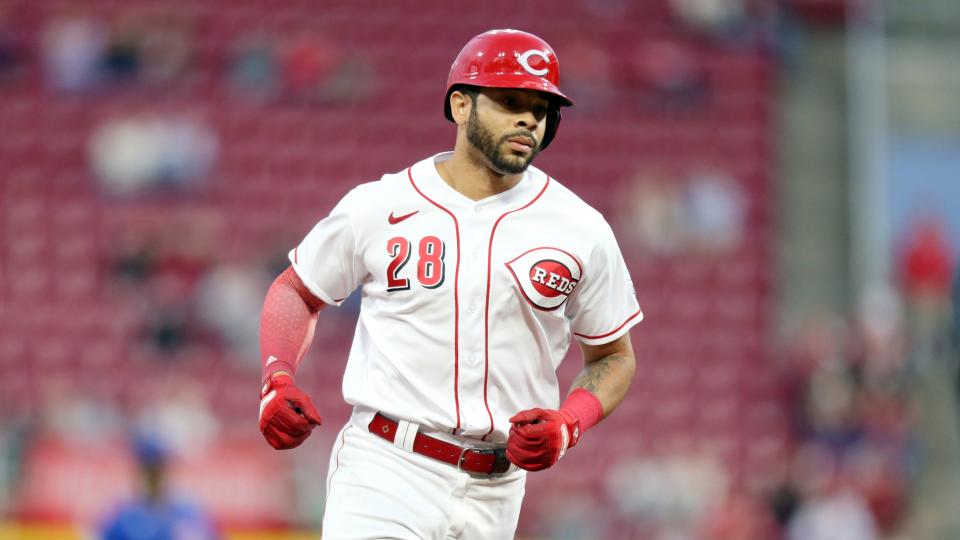 Cincinnati Reds' Tommy Pham won't play Friday night after an incident with the San Francisco Giants' Joc Pederson.