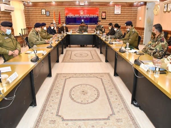 The meeting chaired by DGP Dilbag Singh in Srinagar. 