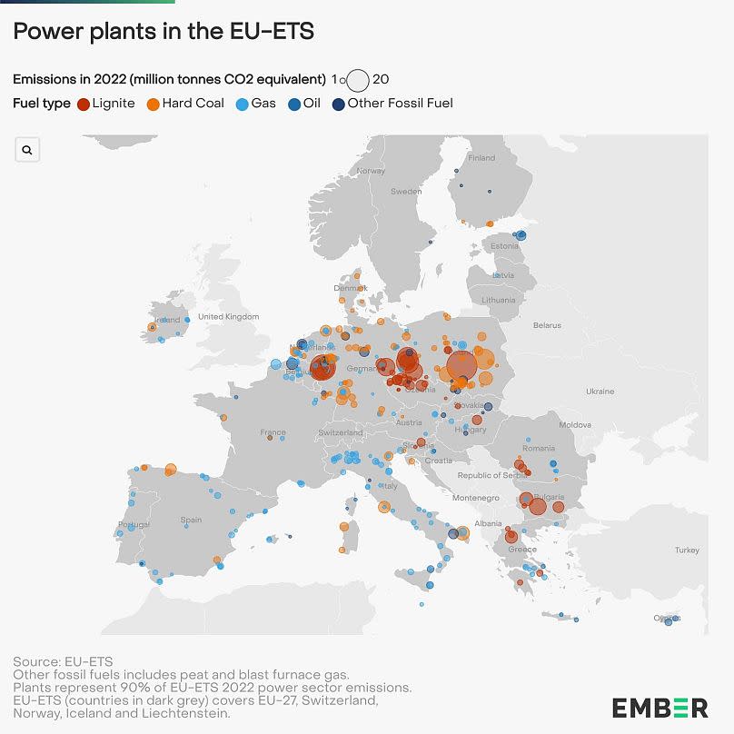 Ember - étude sur les émissions des centrales à charbon européennes - 23 mai 2023.