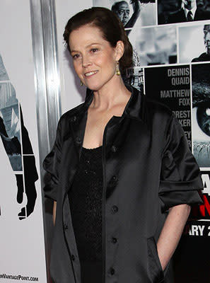 Sigourney Weaver at the New York City premiere of Columbia Pictures' Vantage Point