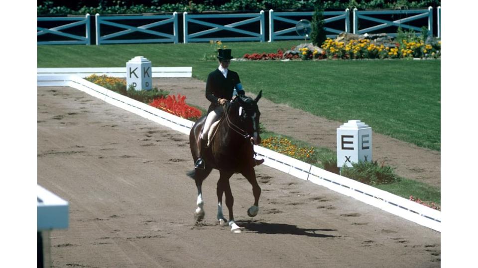 Princess Anne competes at Montreal Olympics 1976