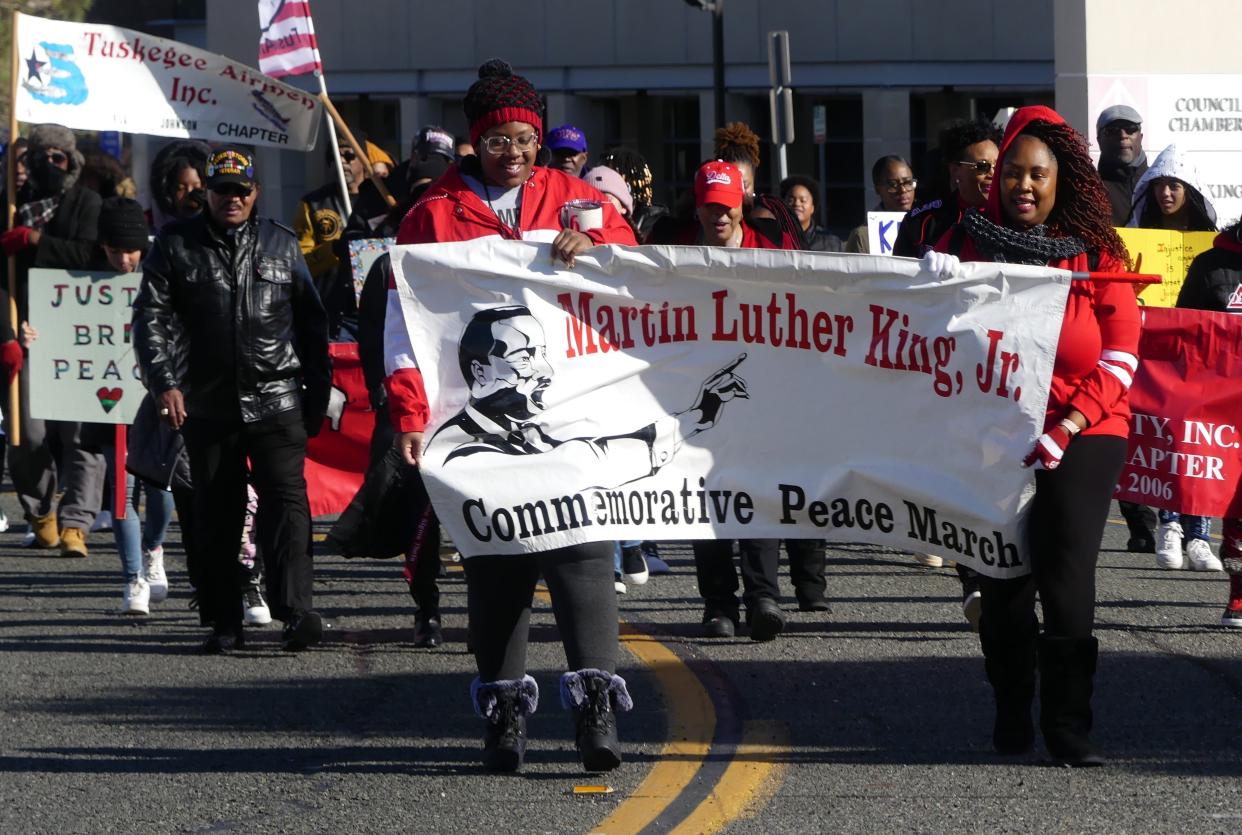 The 16th Annual Dr. Martin Luther King, Jr. Commemorative Peace March & Ceremony will be held on Monday near Victorville City Hall. A concert will be held that evening at Victor Valley College.