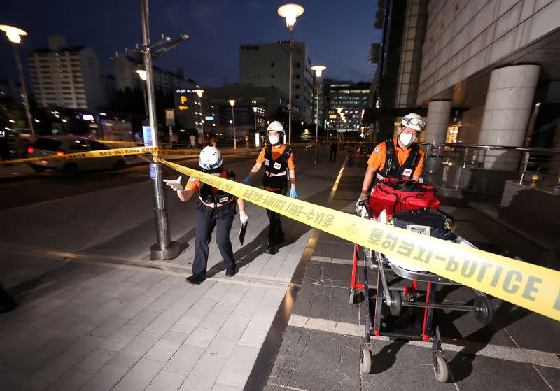 Stabbing incident near Seoul