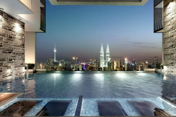 kl condo, kuala lumpur condo, infinity pool, sky pool, infinity swimming pool, infinity pool malaysia, what is infinity pool, infinity pool condo