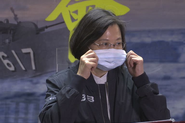 La presidenta de Taiwán, Tsai Ing-wen