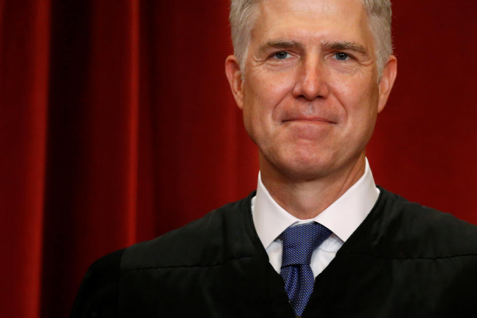 Justice Neil Gorsuch wrote the opinion for the majority in the Epic Systems case. (Photo: Jonathan Ernst/Reuters)