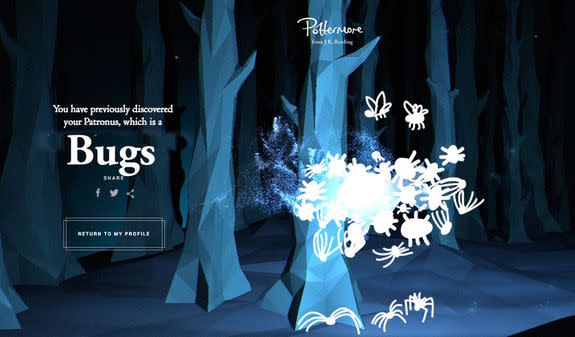 Pottermore Releases Patronus Quiz